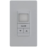Wall Switch Sensor - Line Voltage,Passive Dual Technology ,Vacancy (default) or Auto-On ,Gray