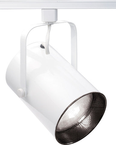 R40 - White Track Head Only - Straight Cylinder Shape