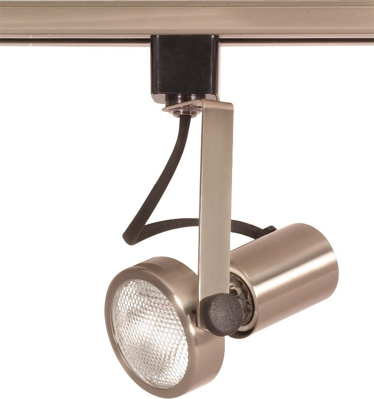 Par20 - Brushed Nickel Track Head Only- Gimbal Ring Shape