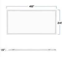 LED Edge Lit Drop Ceiling Recessed Grid Light - 2x4  - 4000K Cool White