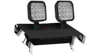 LED Recessed Emergency Lights - Commercial Safety Lights With 90 Minute Battery Back Up - Black Finish
