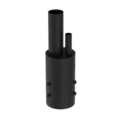 Designer Bell LED Single Head Solar Post Top - 20 Inch Diameter - 50 Watt - 8000 Lumens - Color Temperature Selectable 30K/40K/50K - 5 Inch Tennon Adaptor - Bronze Finish