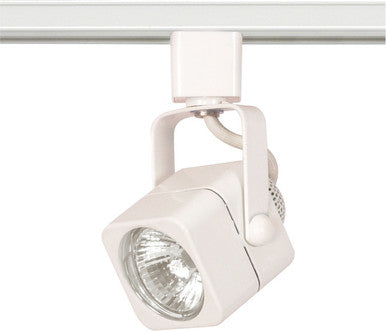 Mr16 - White Track Head Only - 120 Volt Square Shape