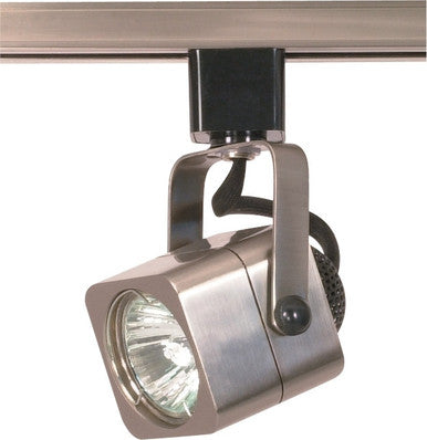 Mr16 - Brushed Nickel Track Head Only- 120 Volt Square Shape