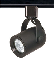 Mr16 - Black Track Head Only - 120 Volt Round Back Shape