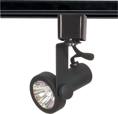 Mr16 - Black Track Head Only- 120 Volt Gimbal Ring Shape