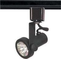 Mr16 - Black Track Head Only- 120 Volt Gimbal Ring Shape