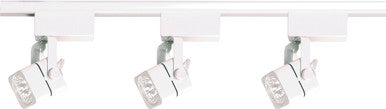 3 Light - Mr16 - White Square Track Kit - 12 Volt