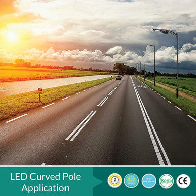 LED Dusk to Dawn Outdoor Solar Lights - Post or Wall Mounted - Choose from Multiple Wattages