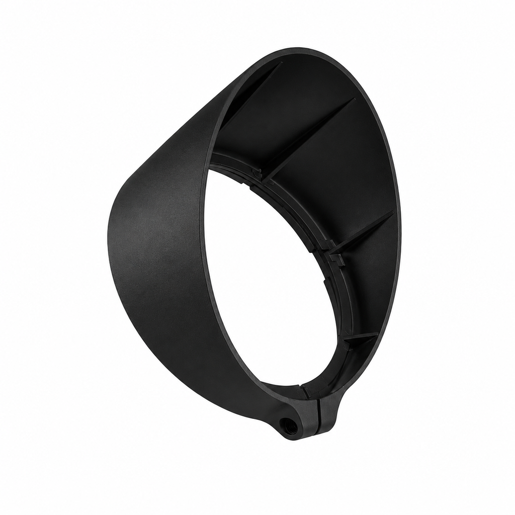 Color Kinetics Burst Powercore Glare Shield, Black, 6.5in Diameter, 45Deg. Cutoff - Special Order