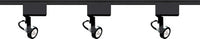 3 Light - Mr16 - Black Gimbal Ring Track Kit - 12 Volt