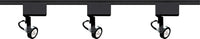 3 Light - Mr16 - Black Gimbal Ring Track Kit - 12 Volt
