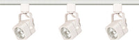 3 Light - Mr16 - White Square Track Kit - Line Voltage