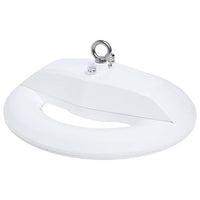 IP69K High Bay LED Light - Waterproof - Watt Selectable 160W/135W/120W - Max 26000 Lumens - Color Selectable 30K/40K/50K - 120-347V - White Finish