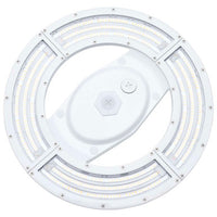 IP69K High Bay LED Light - Waterproof - Watt Selectable 200W/150W/100W - Max 30000 Lumens - Color Selectable 40K/50K - 347-480V - White Finish
