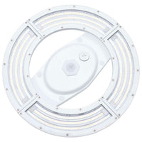 IP69K High Bay LED Light - Waterproof - Watt Selectable 200W/150W/100W - Max 30000 Lumens - Color Selectable 40K/50K - 347-480V - White Finish