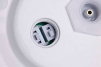 IP69K High Bay LED Light - Waterproof - Watt Selectable 105W/90W/70W - Max 15900 Lumens - Color Selectable 30K/40K/50K - 120-347V - White Finish