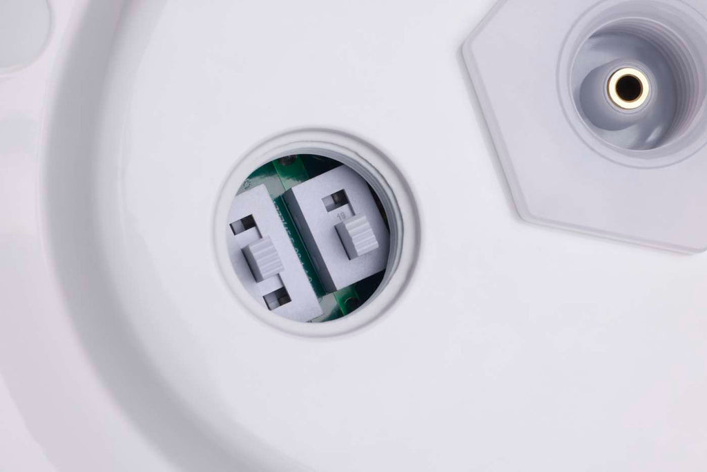 IP69K High Bay LED Light - Waterproof - Watt Selectable 200W/150W/100W - Max 30000 Lumens - Color Selectable 40K/50K - 347-480V - White Finish