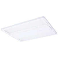 IP69K High Bay LED Light - Waterproof - Watt Selectable 160W/135W/120W - Max 26000 Lumens - Color Selectable 30K/40K/50K - 120-347V - White Finish