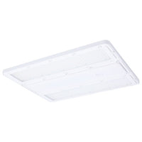 IP69K High Bay LED Light - Waterproof - Watt Selectable 105W/90W/70W - Max 15900 Lumens - Color Selectable 30K/40K/50K - 120-347V - White Finish