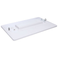 IP69K High Bay LED Light - Waterproof - Watt Selectable 320W/295W/255W - Max 51000 Lumens - Color Selectable 30K/40K/50K - 120-347V - White Finish