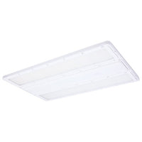 IP69K High Bay LED Light - Waterproof - Watt Selectable 240W/220W/180W - Max 37600 Lumens - Color Selectable 30K/40K/50K - 120-347V - White Finish