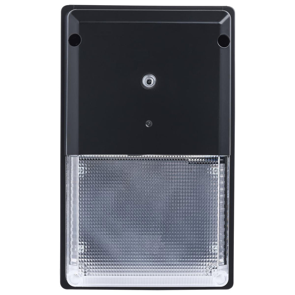 LED Turtle Friendly Wallpack - Color Selectable 4000K Cool White or Amber - 20 Watt - 120-277V - Black Finish - Integrated Photocell - TURTLE SAFE