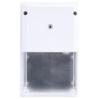 LED Turtle Friendly Wallpack - 20 Watt - Color Selectable 4000K Cool White or Amber - 120-277V - White Finish - Integrated Photocell - TURTLE SAFE