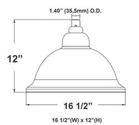 Designer Bell LED Double Head Solar Post Top - 23 Inch Diameter - 50 Watt - 8000 Lumens - Color Temperature Selectable 30K/40K/50K - 5 Inch Tennon Adaptor - Bronze Finish
