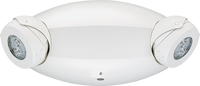 Twin Head Emergency Light, 120-277W, White Finish - ELM4L
