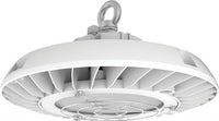 LED Economical Round Bay Light, 12000LM, 5000K, 80 CRI, White Finish