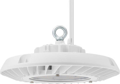 LED Economical Round Bay Light, 18000LM, 4000K, 80 CRI, White Finish