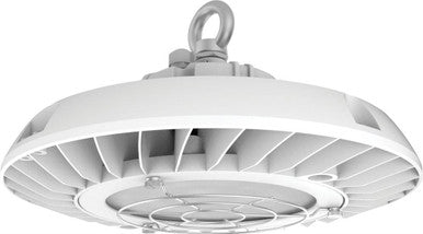 LED Economical Round Bay Light, 18000LM, 4000K, 80 CRI, White Finish