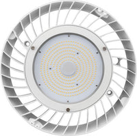 LED Economical Round Bay Light, 18000LM, 4000K, 80 CRI, White Finish
