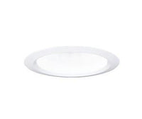 4IN clear diffuse open trim, white flange,