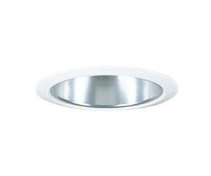 4IN clear diffuse open trim, white flange,