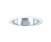 4IN clear diffuse open trim, white flange,
