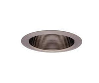 4 IN black baffle, white flange trim,
