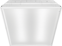 2x4 LED Recessed Troffer, #12 Pattern acrylic, 0.110IN Thick, 120V, 80+ CRI, 4000K