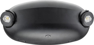 Twin Head LED Emergency Light, 120-277V, Nickel Cadmium Battery, Black Finish - ELM2L M12
