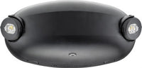Twin Head LED Emergency Light, 120-277V, Nickel Cadmium Battery, Black Finish - ELM2L M12
