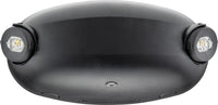 Twin Head LED Emergency Light, 120-277V, Nickel Cadmium Battery, Black Finish - ELM2L M12