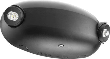 Twin Head LED Emergency Light, 120-277V, Nickel Cadmium Battery, Black Finish - ELM2L M12