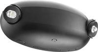 Twin Head LED Emergency Light, 120-277V, Nickel Cadmium Battery, Black Finish - ELM2L M12