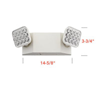 LED, Two-headed Emergency Unit, California Certified