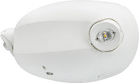 Twin Head LED Emergency Light, 120-347V, Lithium Iron Phosphate Battery, Self-Diagnostic & Remote Test - White Finish - ELM2L UVolt LTP SDRT M12