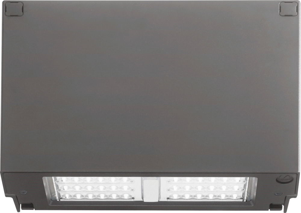 LED Wall Pack, 2954 Lumens, 5000K, 120-277V, Dark Bronze Finish