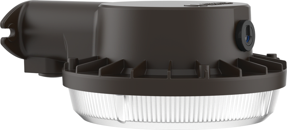 LED Barn Light with Photocell, 6000 LM, Switchable CCT- 3000K, 4000K, 5000K, 120-277V, Bronze Finish - BGS P2 SWW2 MVolt PE DDB M2