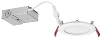 4IN Wafer-Thin LED Down-Light, Switchable Lumens - 700LM, 1000LM, & 1100LM, Switchable CCT - 2700K, 3000K, 3500K, 4000K, 5000K, 90+ CRI, Matte White