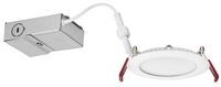 4IN Wafer-Thin LED Down-Light, Switchable Lumens - 700LM, 1000LM, & 1100LM, Switchable CCT - 2700K, 3000K, 3500K, 4000K, 5000K, 90+ CRI, Matte White